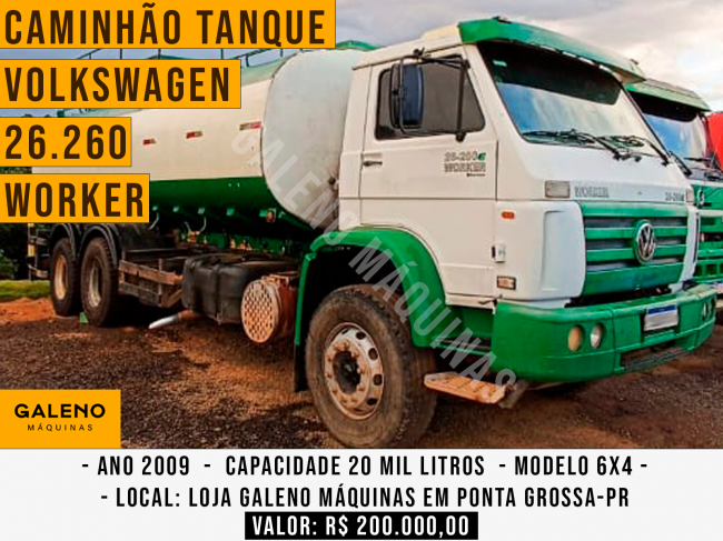 Caminho Tanque Volkswagen 26.260