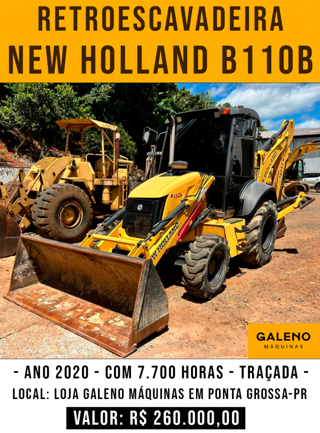 Retroescavadeira NEW HOLLAND B110B 