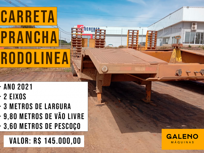 Carreta Prancha RODOLINEA