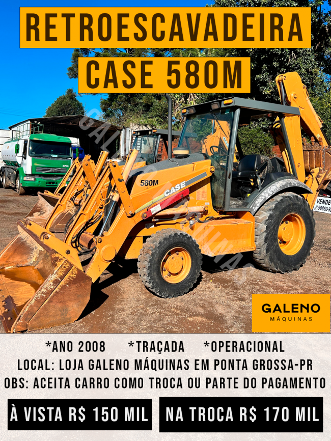 Retroescavadeira CASE 580 M
