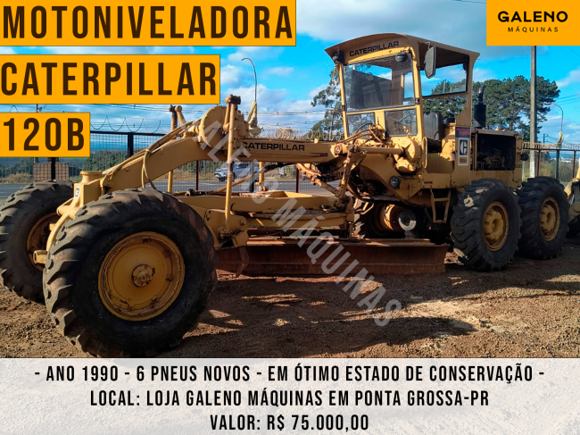 Motoniveladora CAT 120B